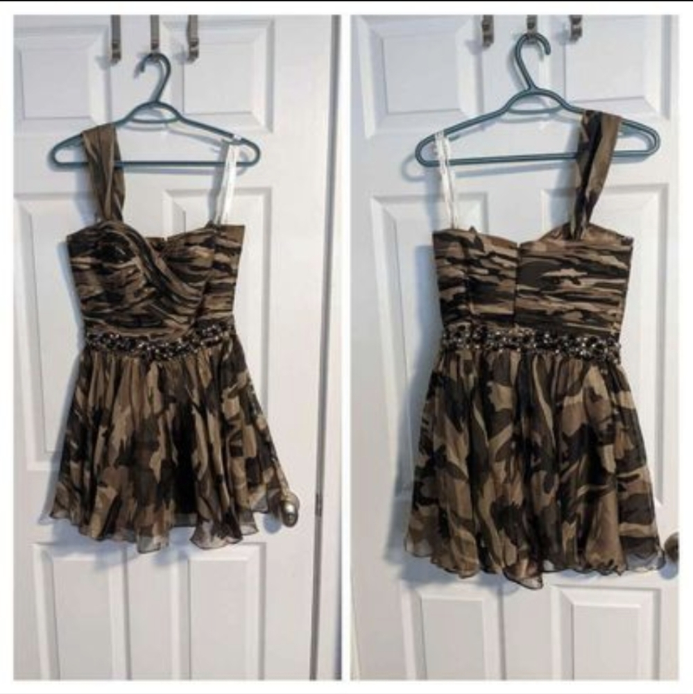 Sherri Hill Camo Dress